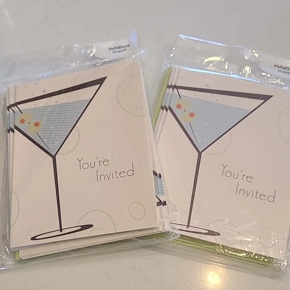 New American Greetings Martini Party Invitations